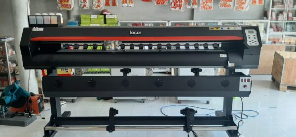 MÁY IN KỸ THUẬT SỐ LOCOR 1601/1602 (1M6) SỬ DỤNG ĐẦU PHUN EPSON I3200 CHUYÊN IN PP-DECAL-HIFLEX - Ảnh 2